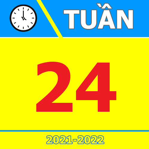 TKB Tuần 24 (từ 10/01 đến 16/01, năm học 2021-2022)